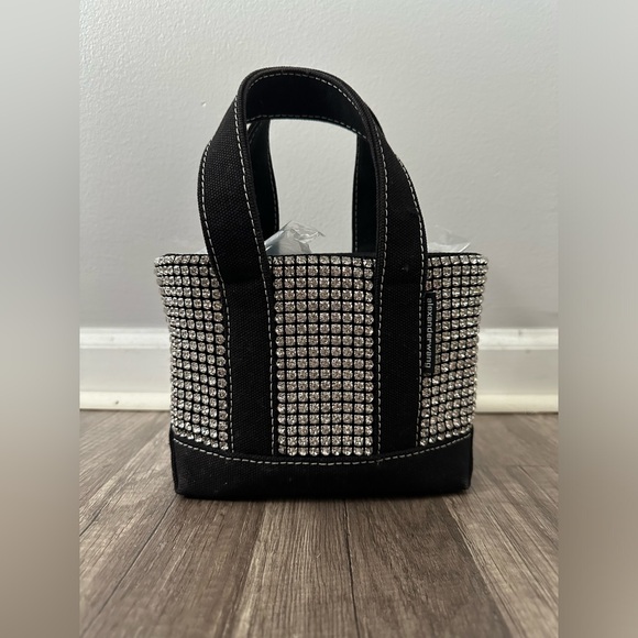 ALEXANDER WANG Mini Cruiser Crystal-Embellished Tote Bag - Picture 7 of 12